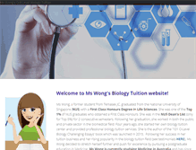 Tablet Screenshot of biologytuition.net